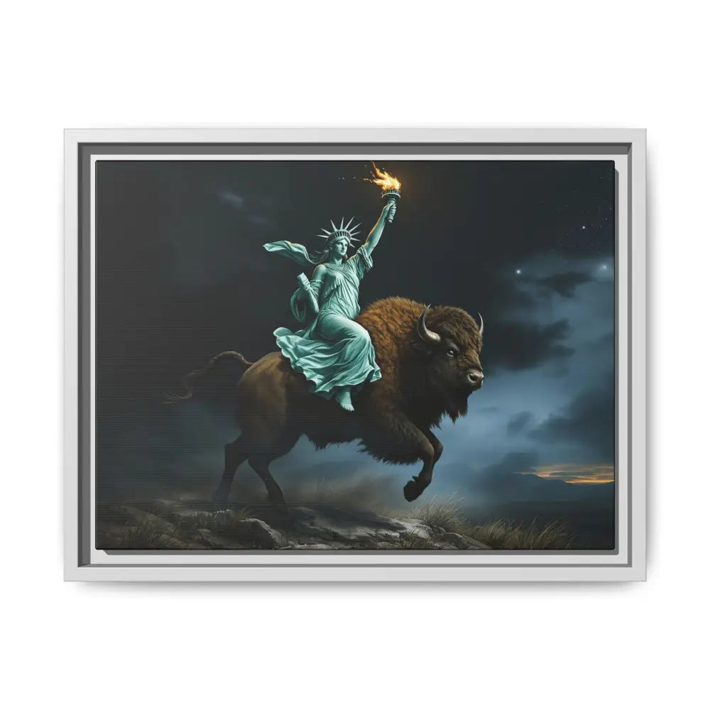 Lady Liberty “Liberty Unbridled” – Limited Edition Gallery Art Wrap – Only 198/200 Available 16″ x 12″ (Horizontal)