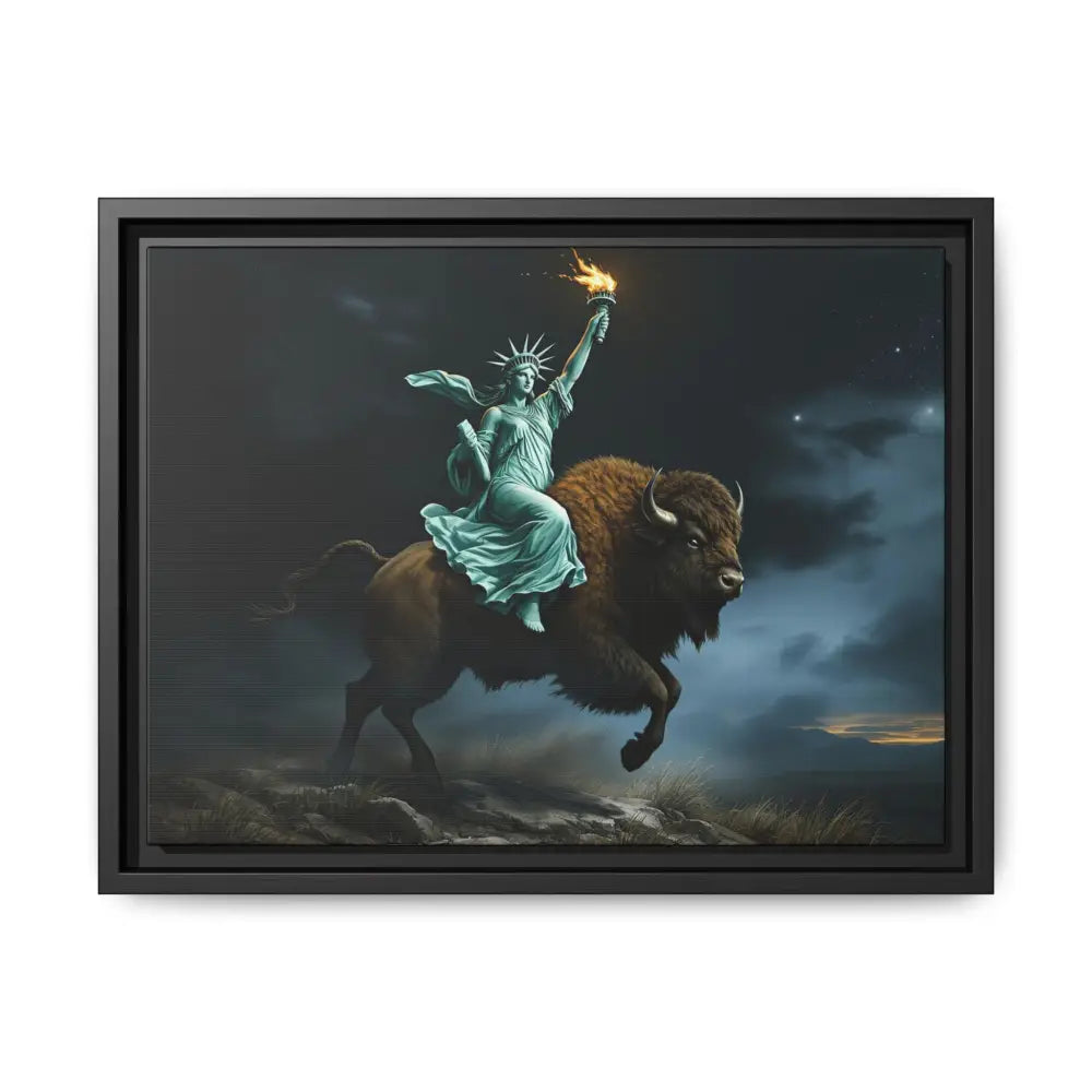 Lady Liberty “Liberty Unbridled” – Limited Edition Gallery Art Wrap – Only 198/200 Available 16″ x 12″ (Horizontal)