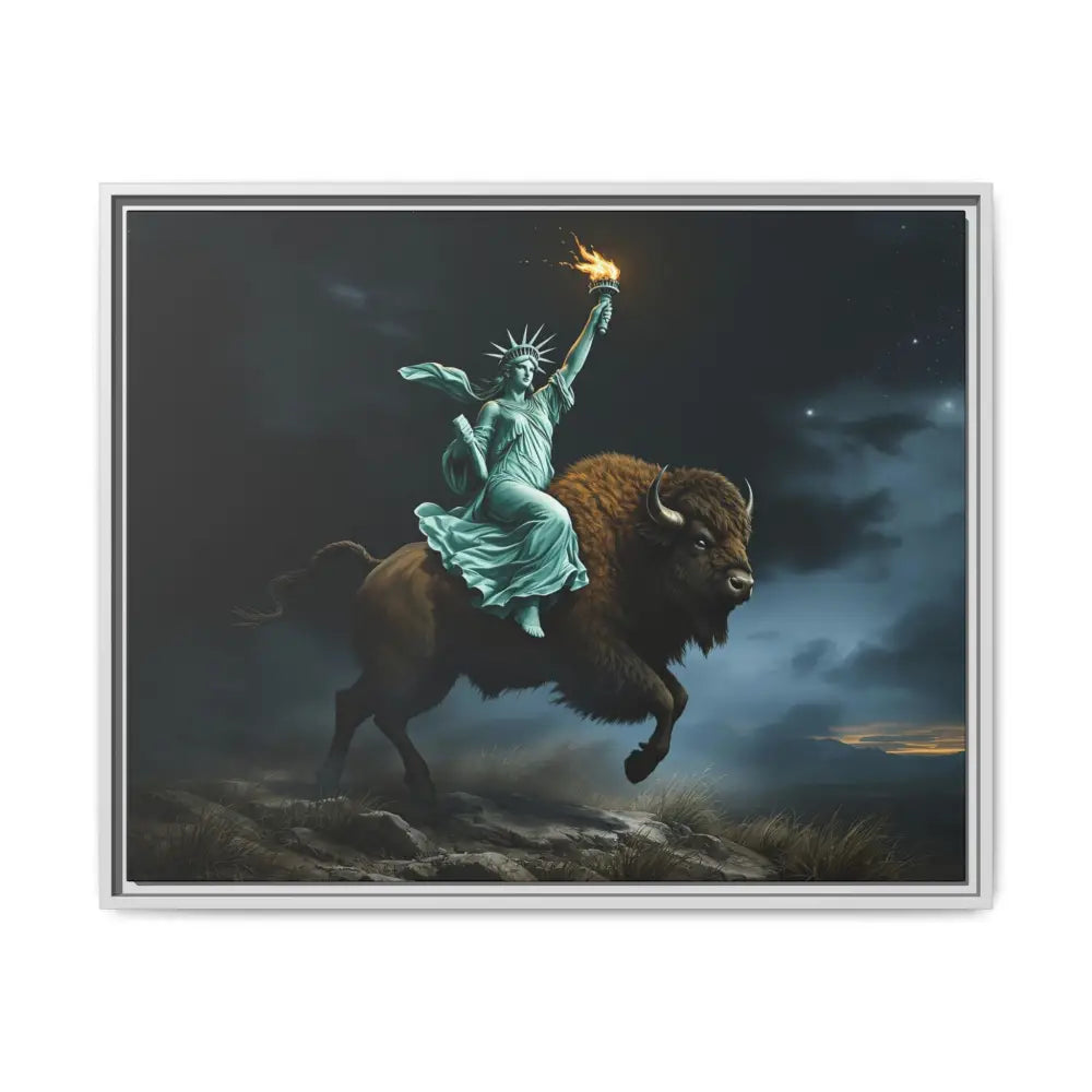 Lady Liberty “Liberty Unbridled” – Limited Edition Gallery Art Wrap – Only 198/200 Available 30’’ x 24’’ (Horizontal)