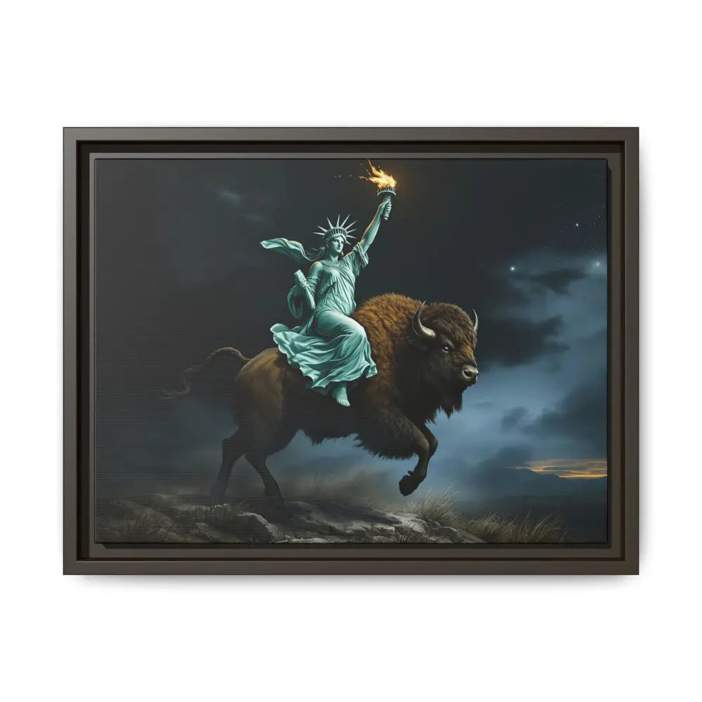 Lady Liberty “Liberty Unbridled” – Limited Edition Gallery Art Wrap – Only 198/200 Available 16″ x 12″ (Horizontal)