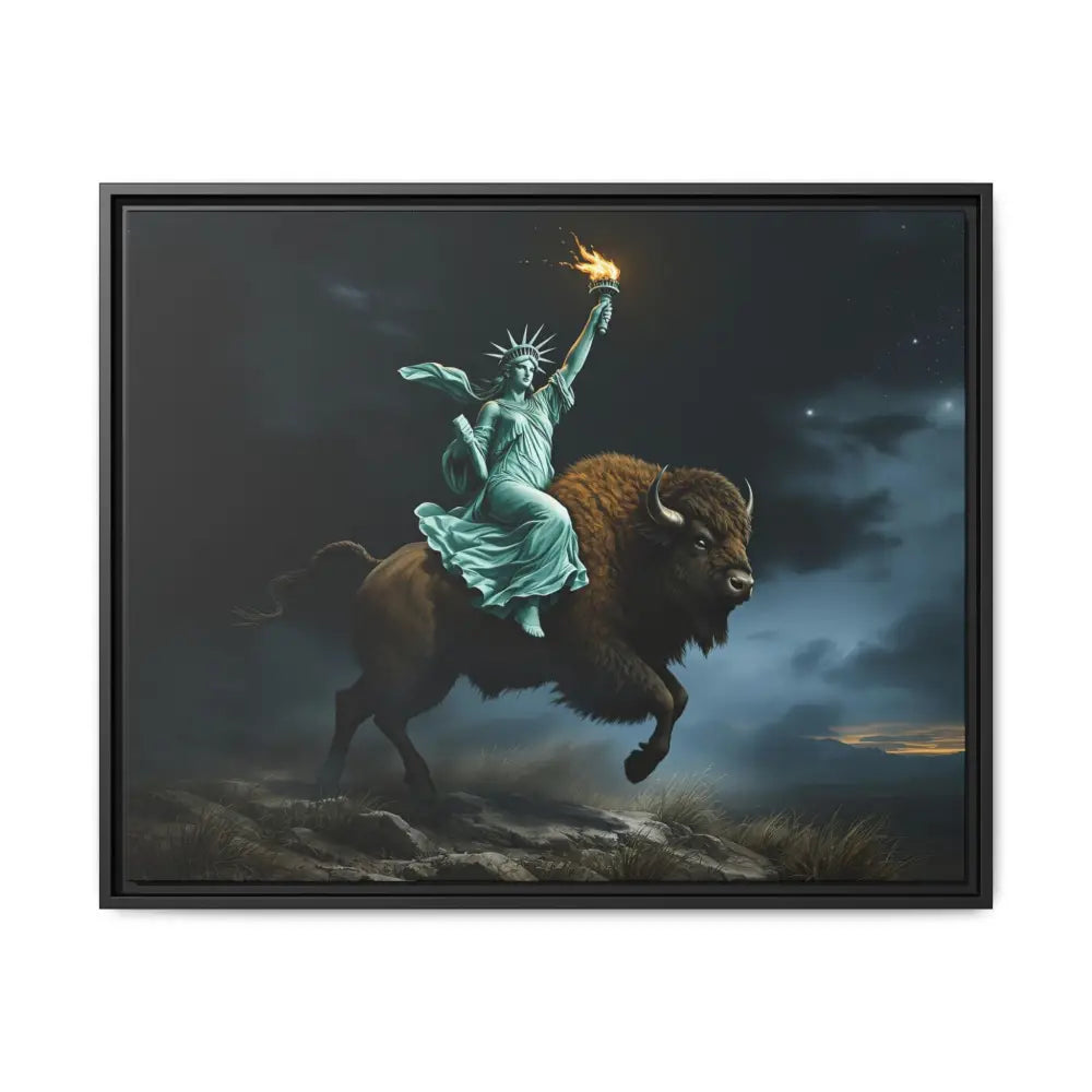 Lady Liberty “Liberty Unbridled” – Limited Edition Gallery Art Wrap – Only 198/200 Available 30’’ x 24’’ (Horizontal)