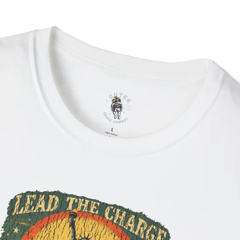 Lady Liberty Western Bison Tee – Vintage Grit | Double R Western™ T Shirt