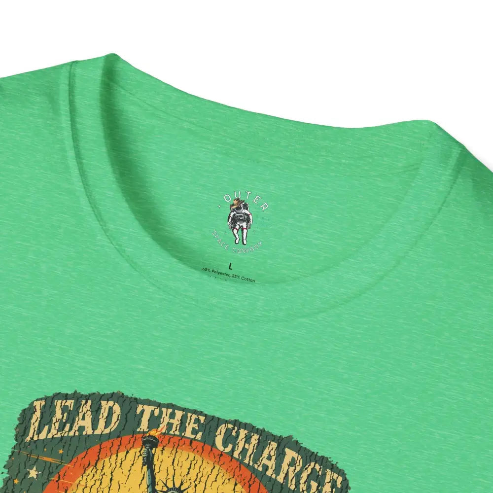 Lady Liberty Western Bison Tee – Vintage Grit | Double R Western™ T Shirt