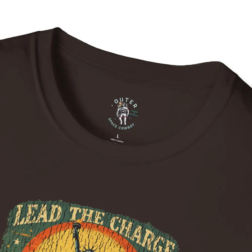 Lady Liberty Western Bison Tee – Vintage Grit | Double R Western™ T Shirt