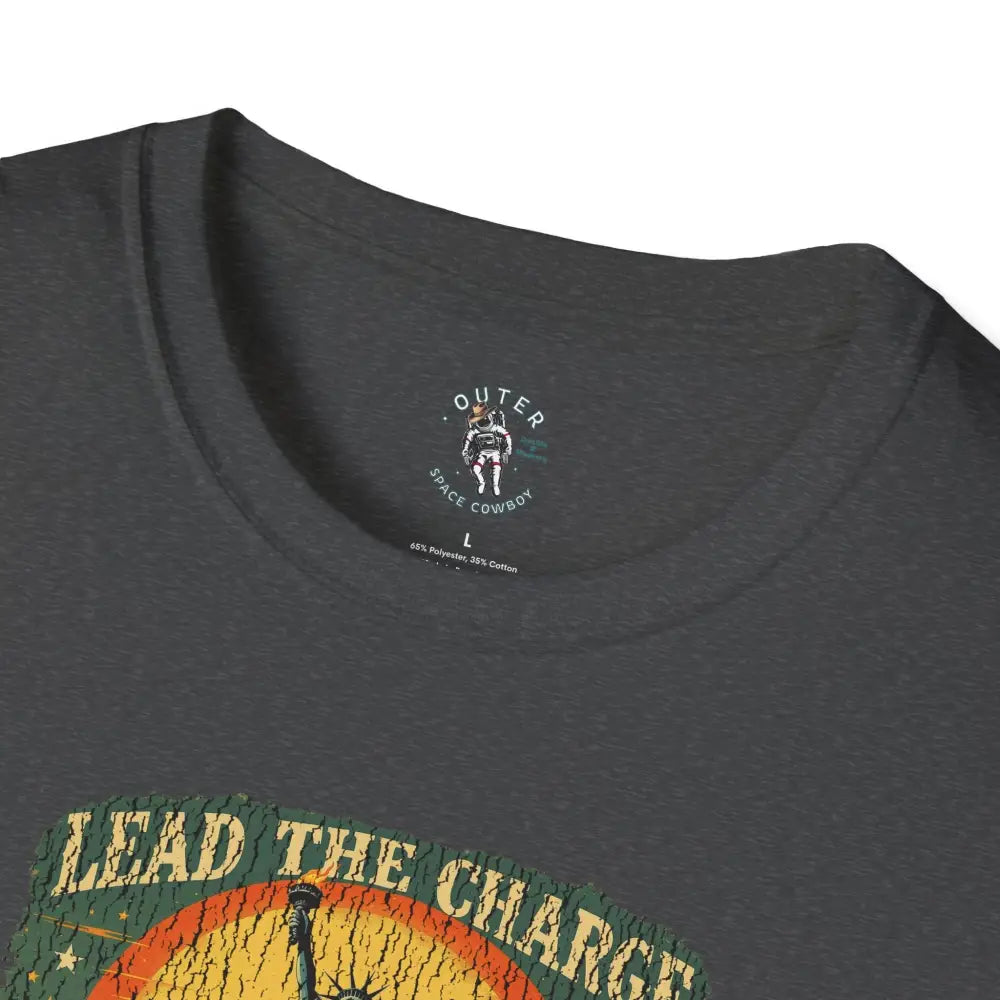Lady Liberty Western Bison Tee – Vintage Grit | Double R Western™ T Shirt