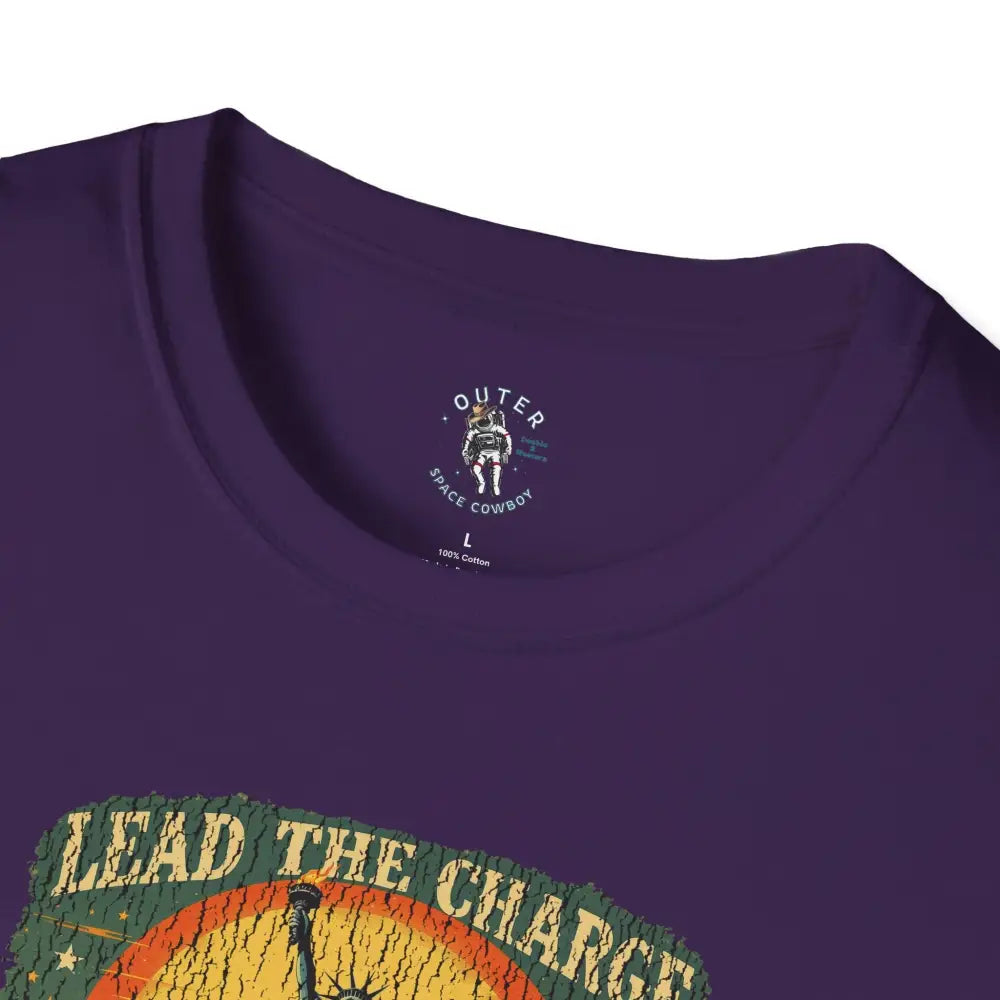 Lady Liberty Western Bison Tee – Vintage Grit | Double R Western™ T Shirt