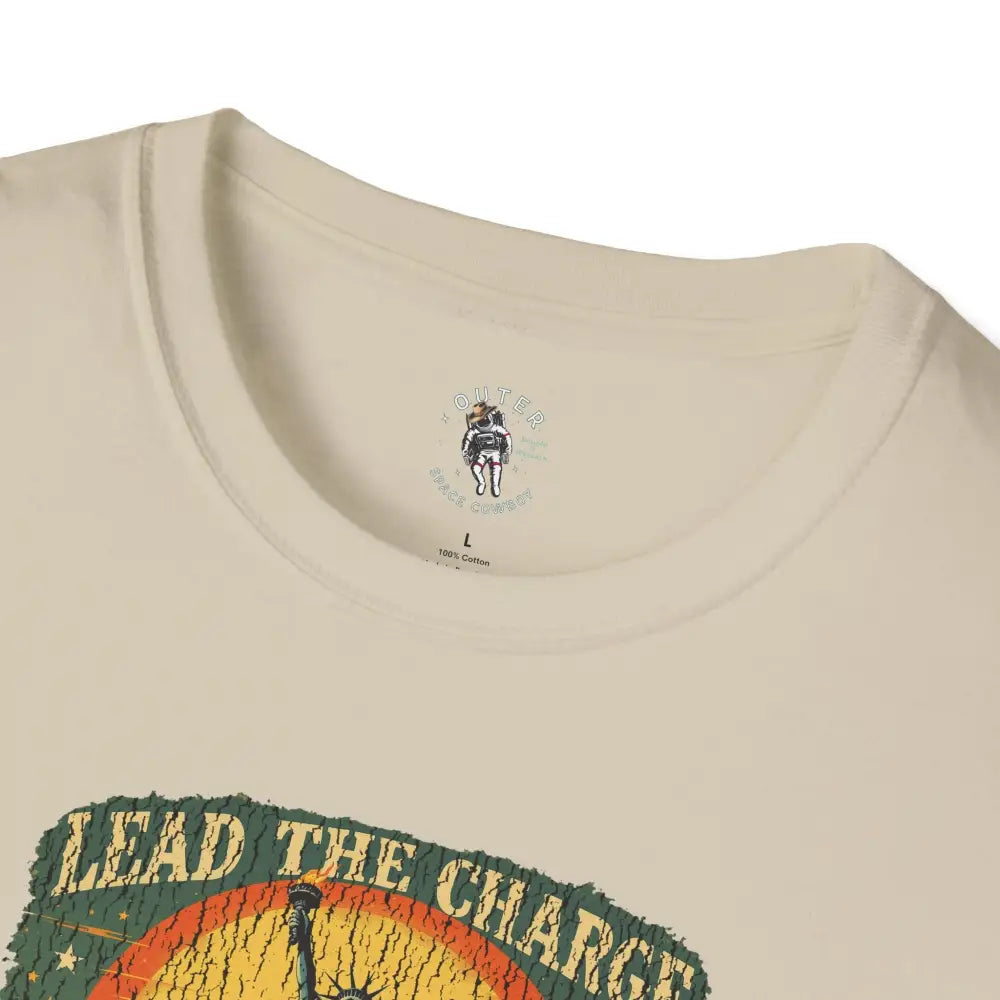 Lady Liberty Western Bison Tee – Vintage Grit | Double R Western™ T Shirt