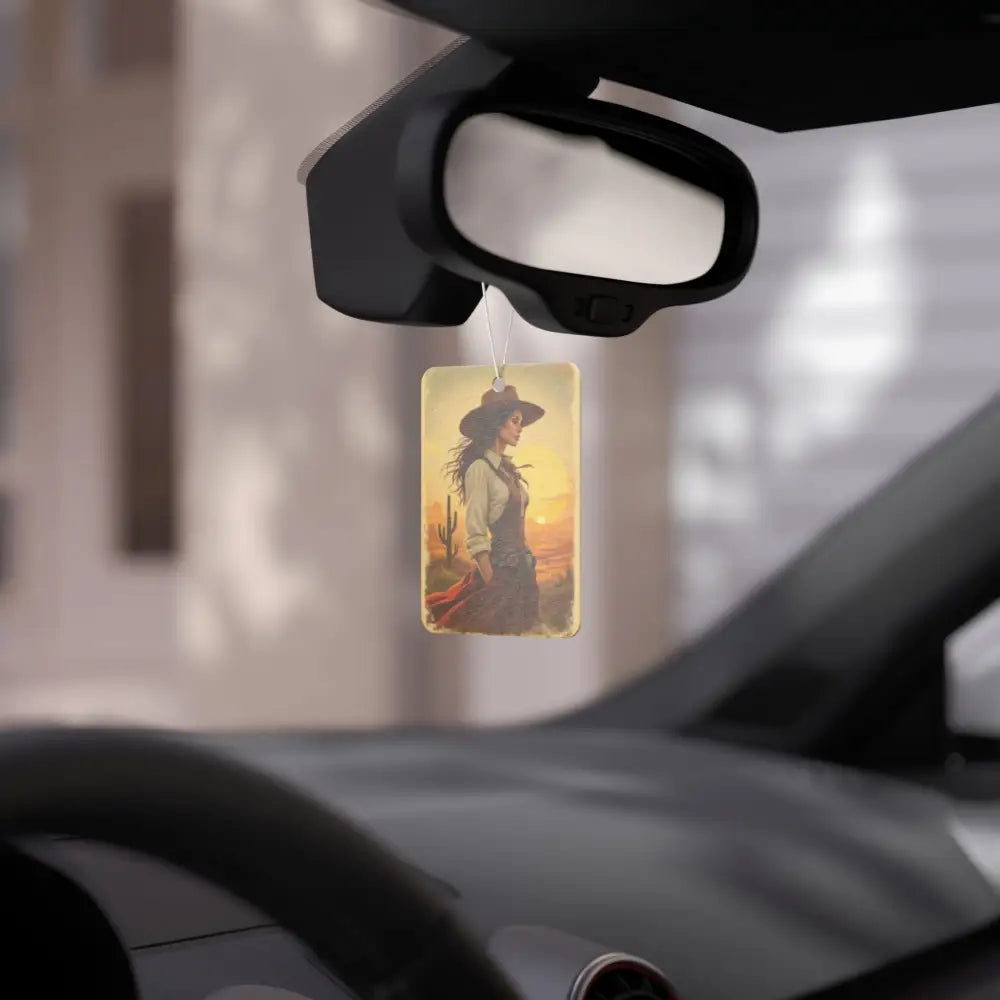 ’Lady of the West: Frontier Elegance’ - Double R western’s - Car Air Freshener - Accessories