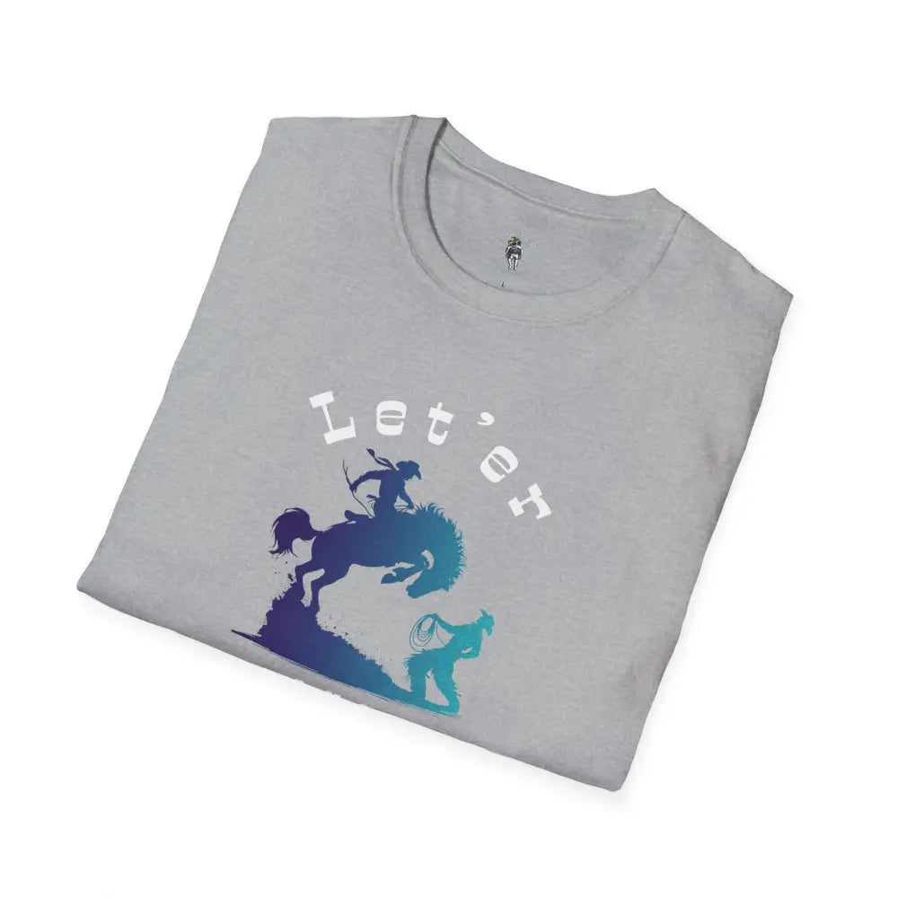 ’Let’er Buck Tee’ - Double R Western’s™ - Softstyle T-Shirt - T-Shirt
