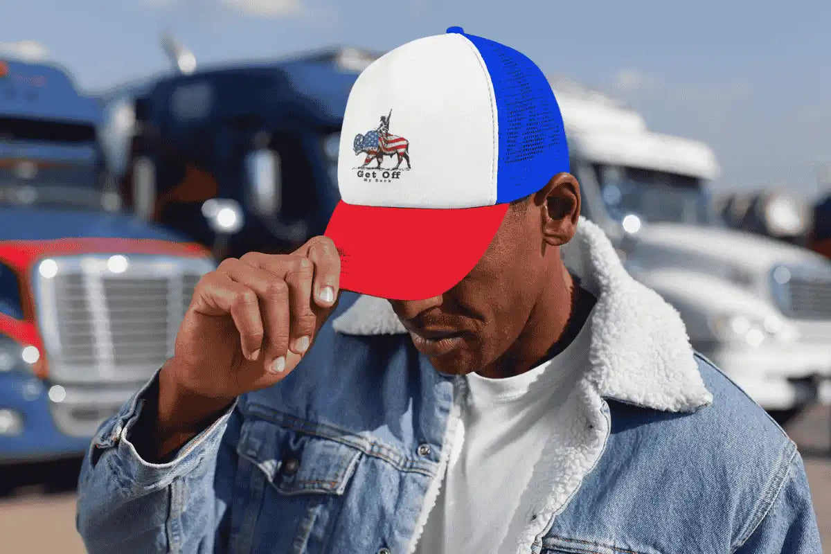 Buffalo Buckaroo Limited Edition Trucker Hat with “Limited Edition” and “Get Yours Now” text, celebrating Double R Western’s heritage and exclusive 1896-unit release