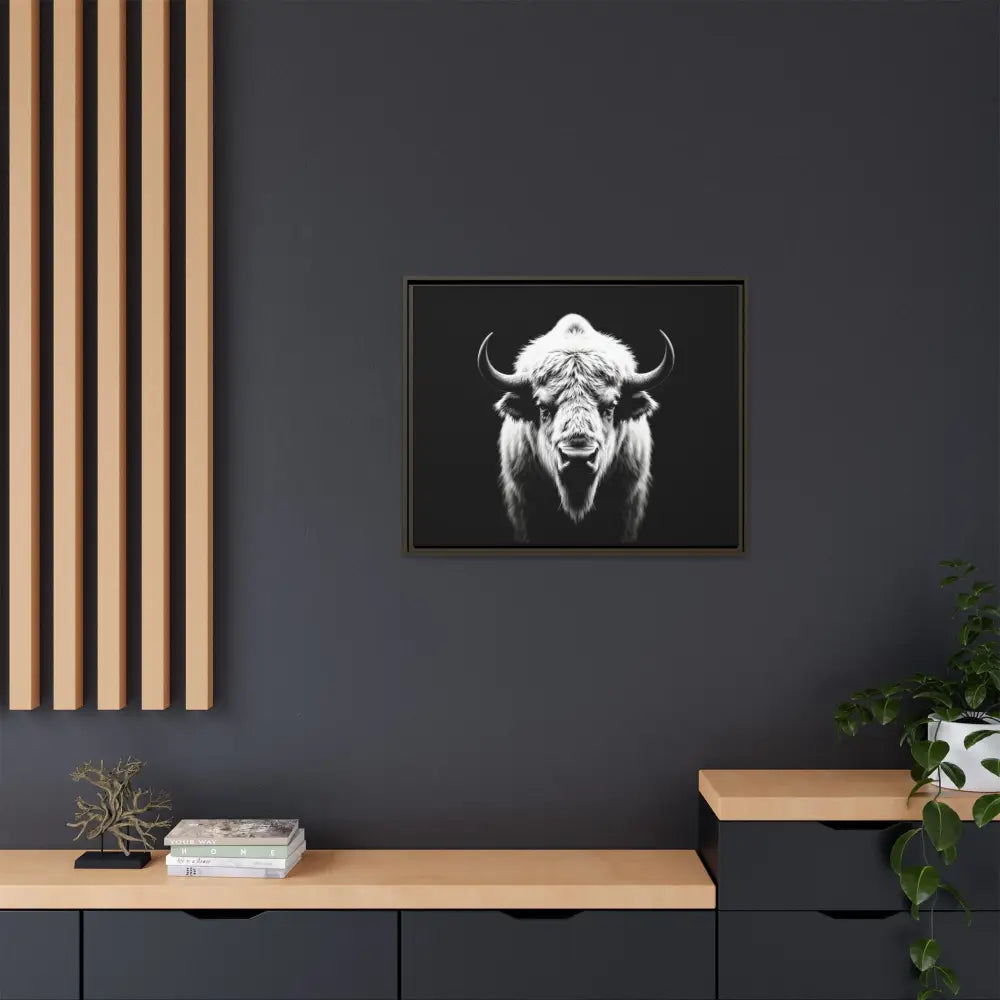 Midnight Edition: White Bison™ – Limited Edition Gallery Art Wrap Only 50 Available Canvas