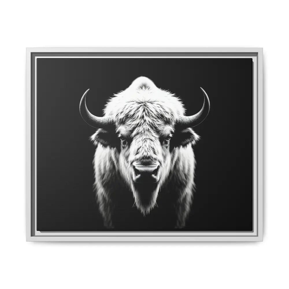 Midnight Edition: White Bison™ – Limited Edition Gallery Art Wrap Only 50 Available 20″ x 16″ (Horizontal) / White