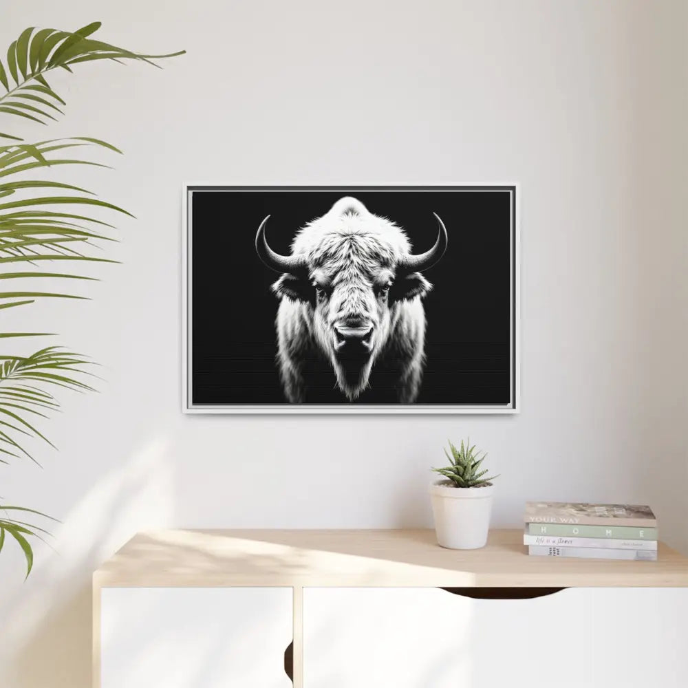 Midnight Edition: White Bison™ – Limited Edition Gallery Art Wrap Only 50 Available Canvas