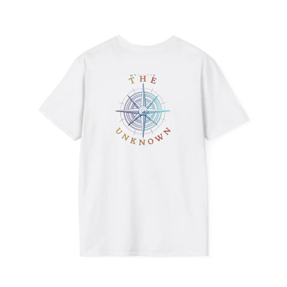 Navigate the Unknown *Back Graphic Design Double R Western Universal Comfort Tee T Shirt