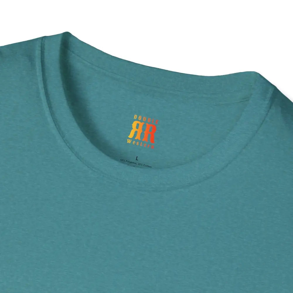Navigate the Unknown *Back Graphic Design Double R Western Universal Comfort Tee T Shirt