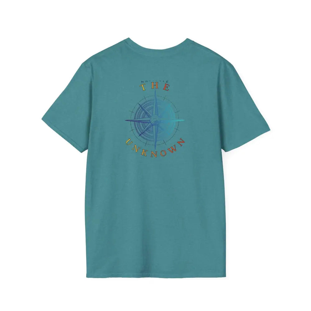 Navigate the Unknown *Back Graphic Design Double R Western Universal Comfort Tee T Shirt