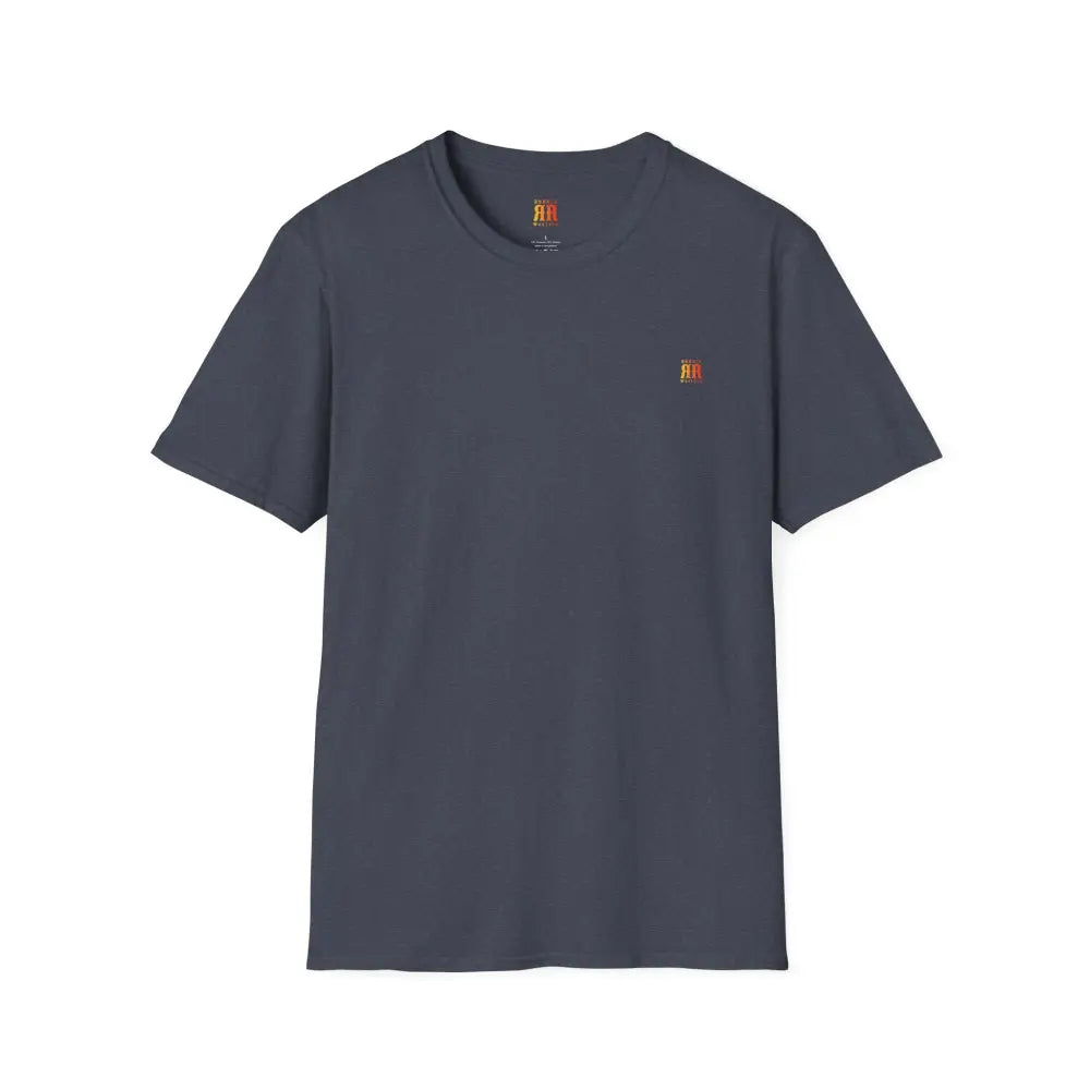 Navigate the Unknown *Back Graphic Design Double R Western Universal Comfort Tee Heather Navy / XS T Shirt
