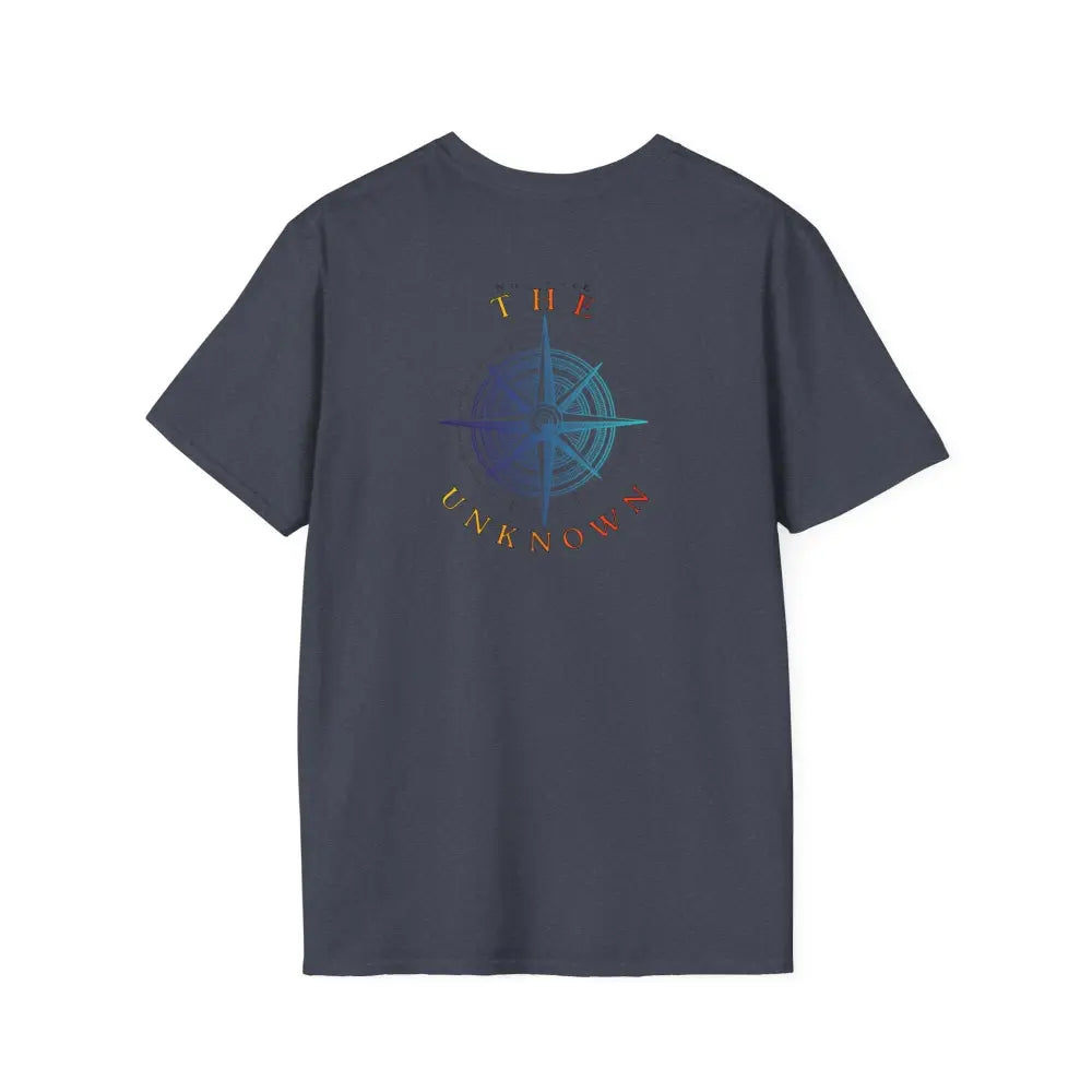 Navigate the Unknown *Back Graphic Design Double R Western Universal Comfort Tee T Shirt