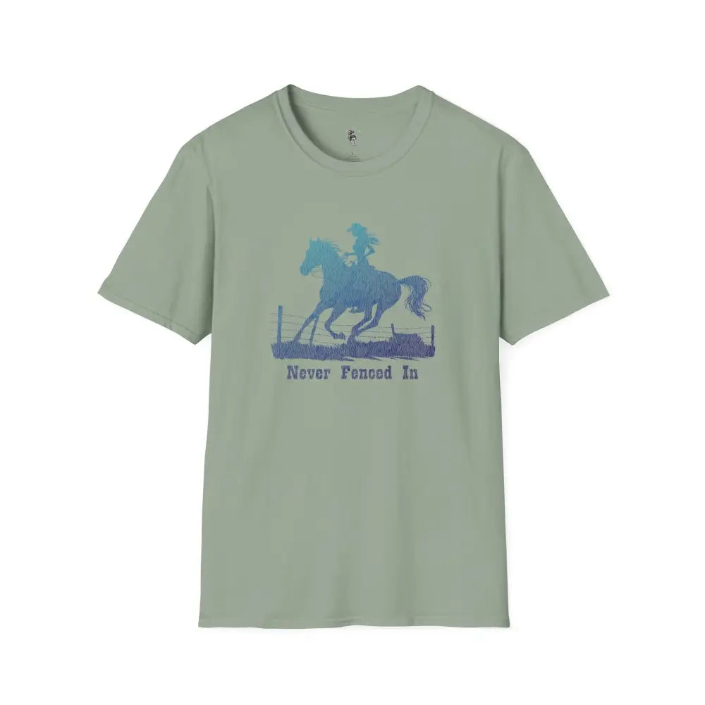 ’Never Fenced In’ Tee Double R Western’s Women’s T shirt T Shirt