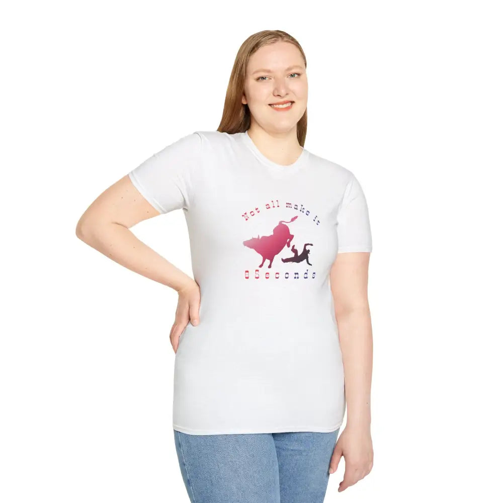 ’Not All Make It 8 Seconds’ Double R Western’s™ Softstyle T Shirt T Shirt