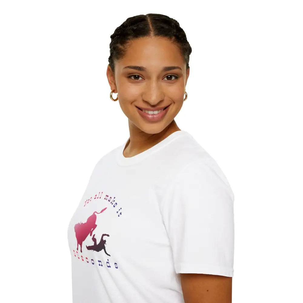 ’Not All Make It 8 Seconds’ Double R Western’s™ Softstyle T Shirt T Shirt