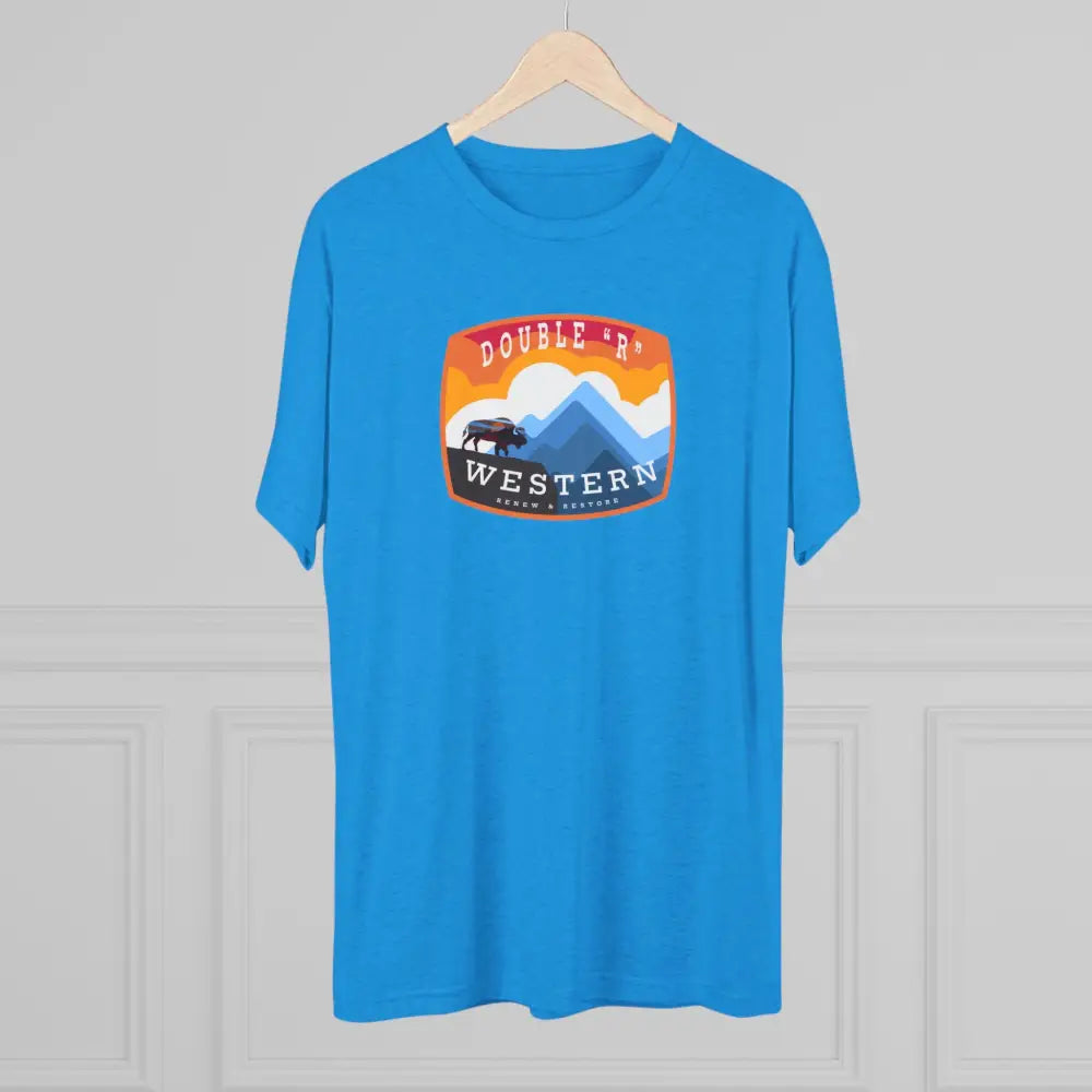 ’On the Edge’ - Double R Western’s™ - Tri-Blend Crew Tee - T-Shirt