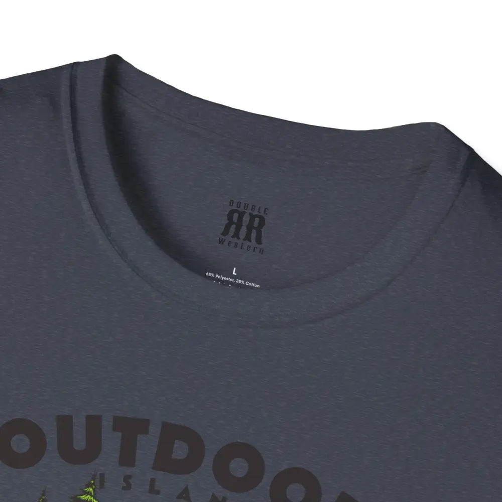 Outdoor Island Comfort Tee – Adventure Awaits Double R Western’s Hot Off The Trail T Shirt