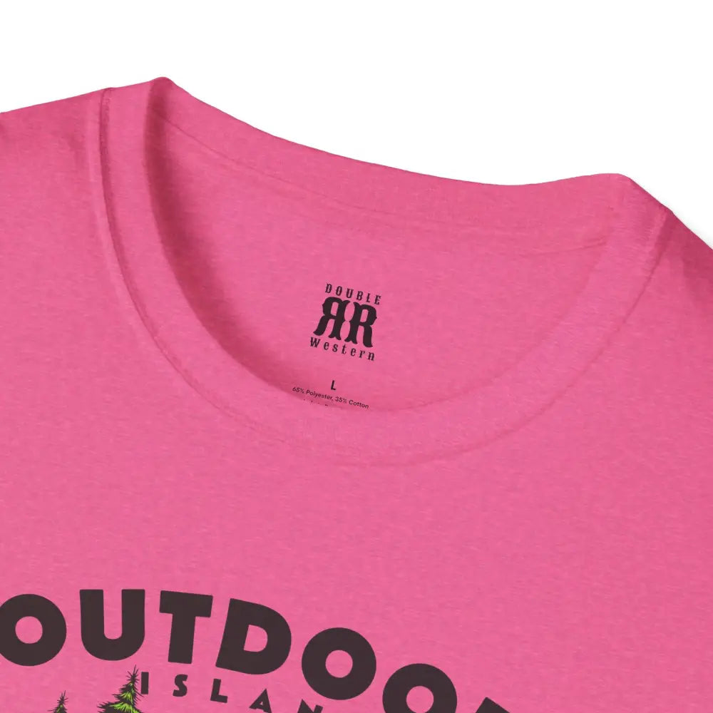 Outdoor Island Comfort Tee – Adventure Awaits Double R Western’s Hot Off The Trail T Shirt