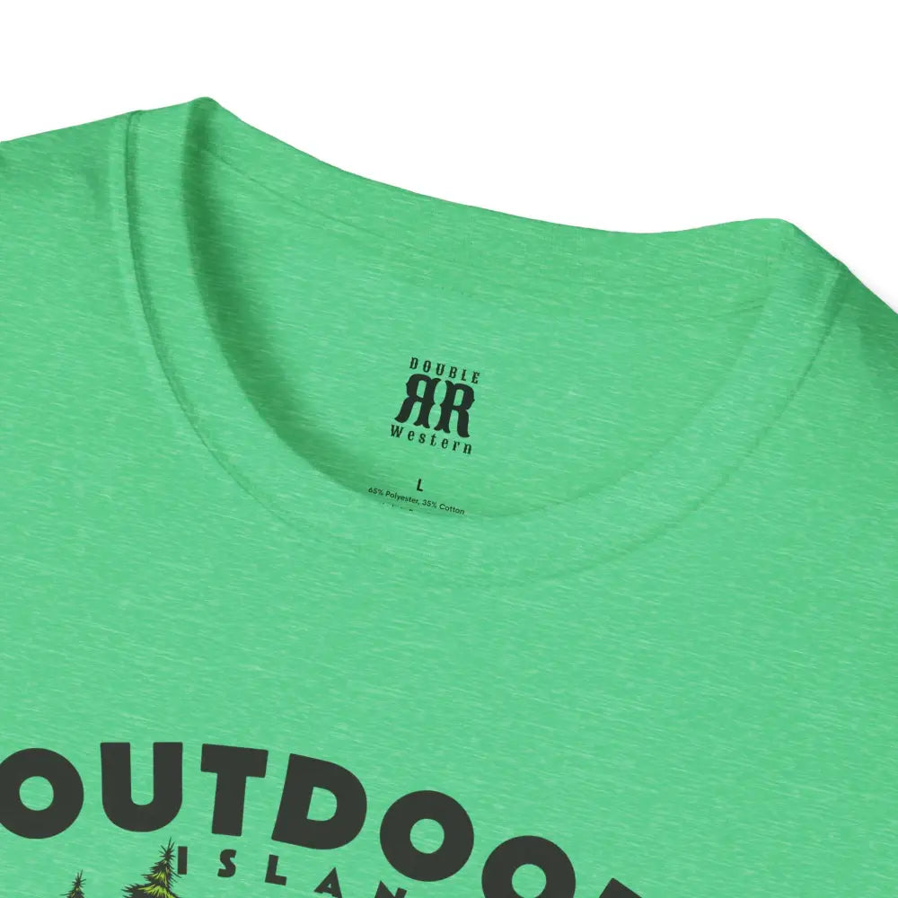 Outdoor Island Comfort Tee – Adventure Awaits Double R Western’s Hot Off The Trail T Shirt