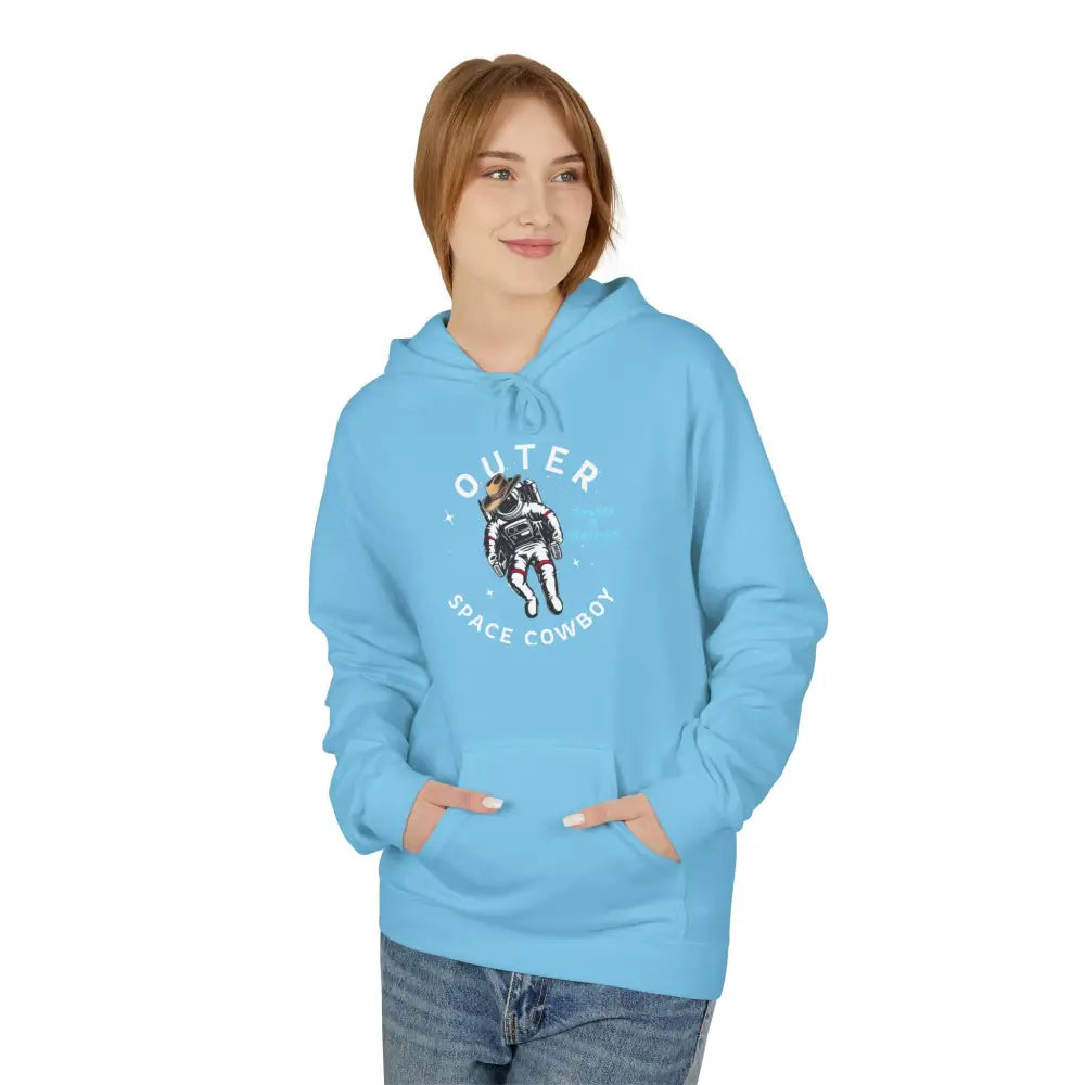 ’Outer Space Cowboy’ Double R Western’s Men’s Hooded Sweatshirt Hoodie