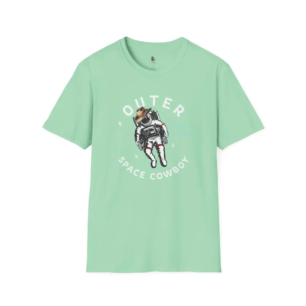 ’Outer Space Cowboy’ Tee Double R Western’s™ XL / Mint Green T Shirt