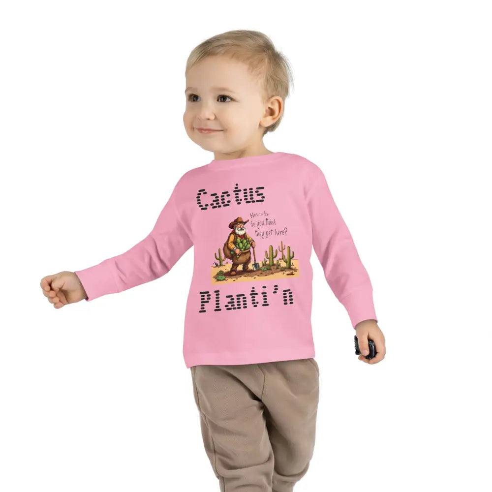 ’Prickly Adventure’ - Double R Western’s - Toddler Long Sleeve Tee - Kids clothes