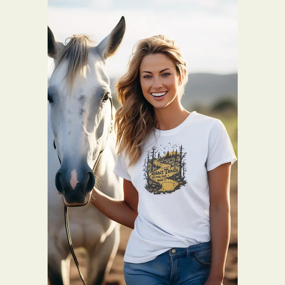 ’Rabbit Trails’ Double R Western’s Soft style T Shirt T Shirt