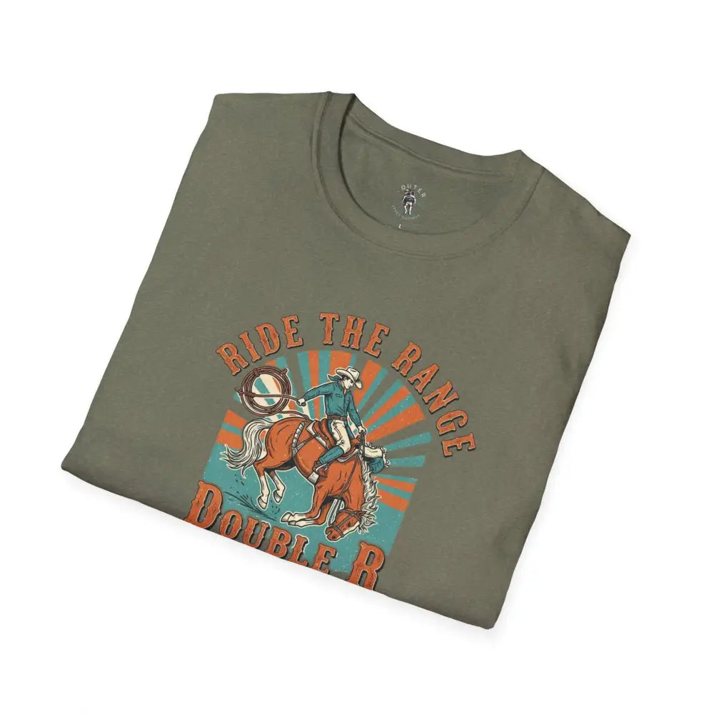 Ride the Range Vintage Western Tee – Double R Western™ T Shirt
