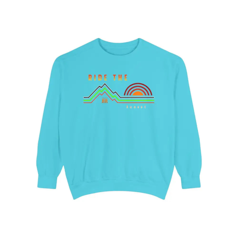’Ride the Sunset’ Double R western’s Dyed Sweatshirt Sweatshirt