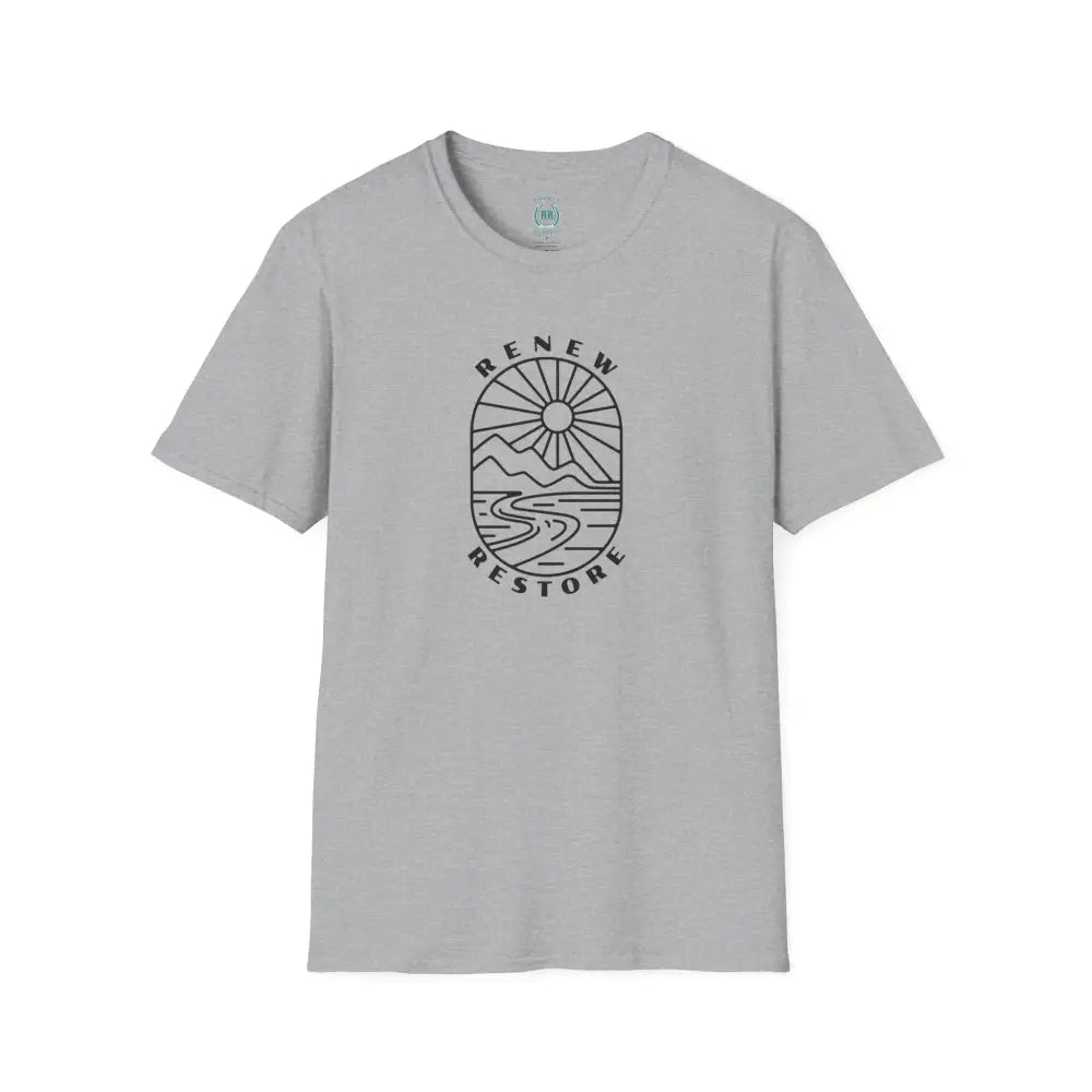 ’RR Adventure Tee.’ Double R western’s™ Tri Blend Crew Tee XS / Sport Grey T Shirt