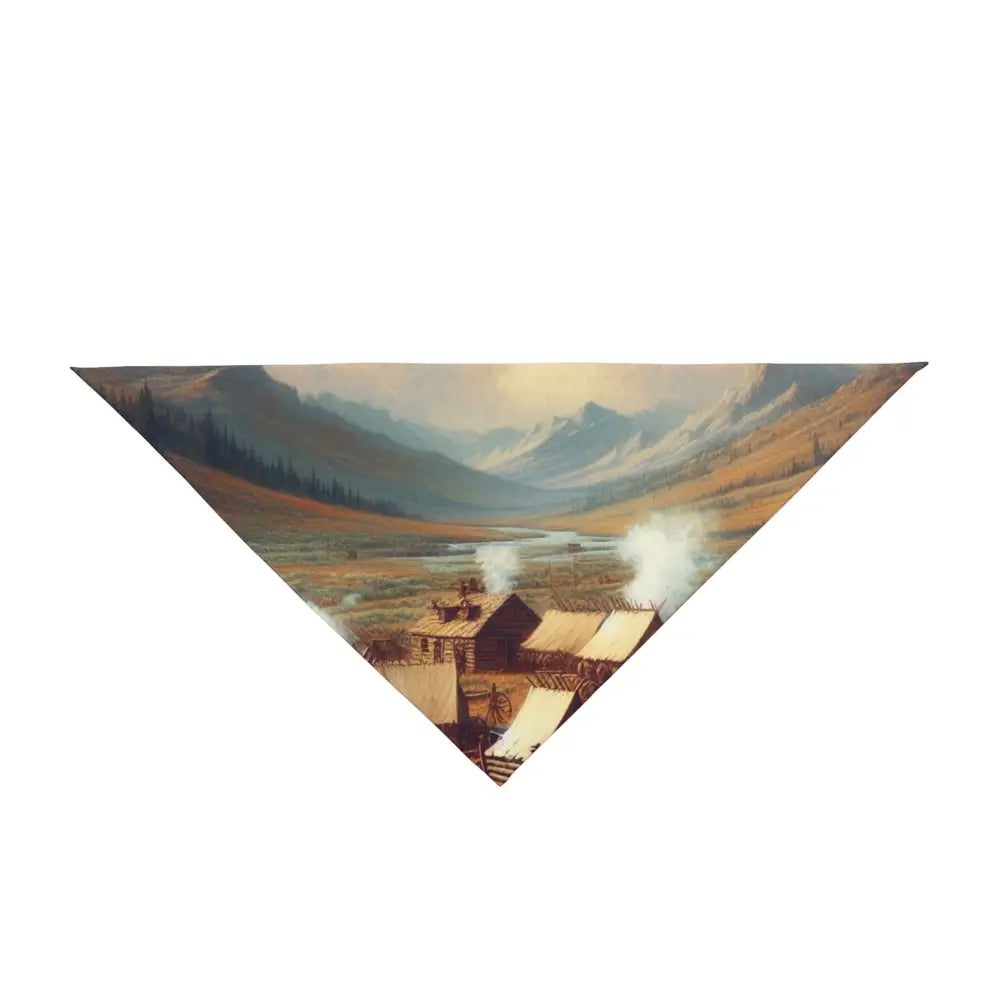 ’Rustic Teton’ Double R Western’s Adventure Pet Bandana 27’’ × 13’’ Pets