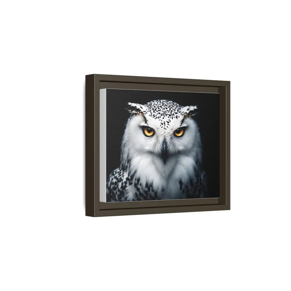 Sacred Snow Owl Framed Canvas - Double R Western™ - Canvas
