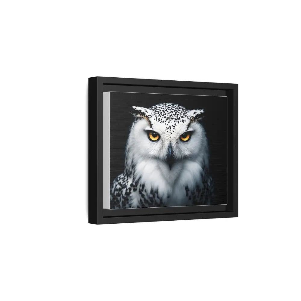 Sacred Snow Owl Framed Canvas - Double R Western™ - Canvas