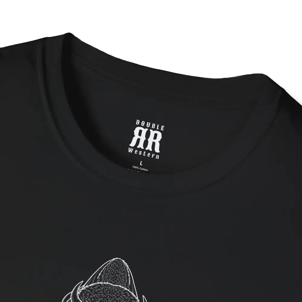 Spirit Line “Roam Free” White Bison Tee – Double R Western™ Hot Off The Trail T Shirt