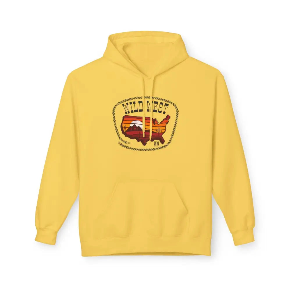’Sunset Trails’ Double R Western’s Men’s Hooded Sweatshirt Daisy / S Hoodie
