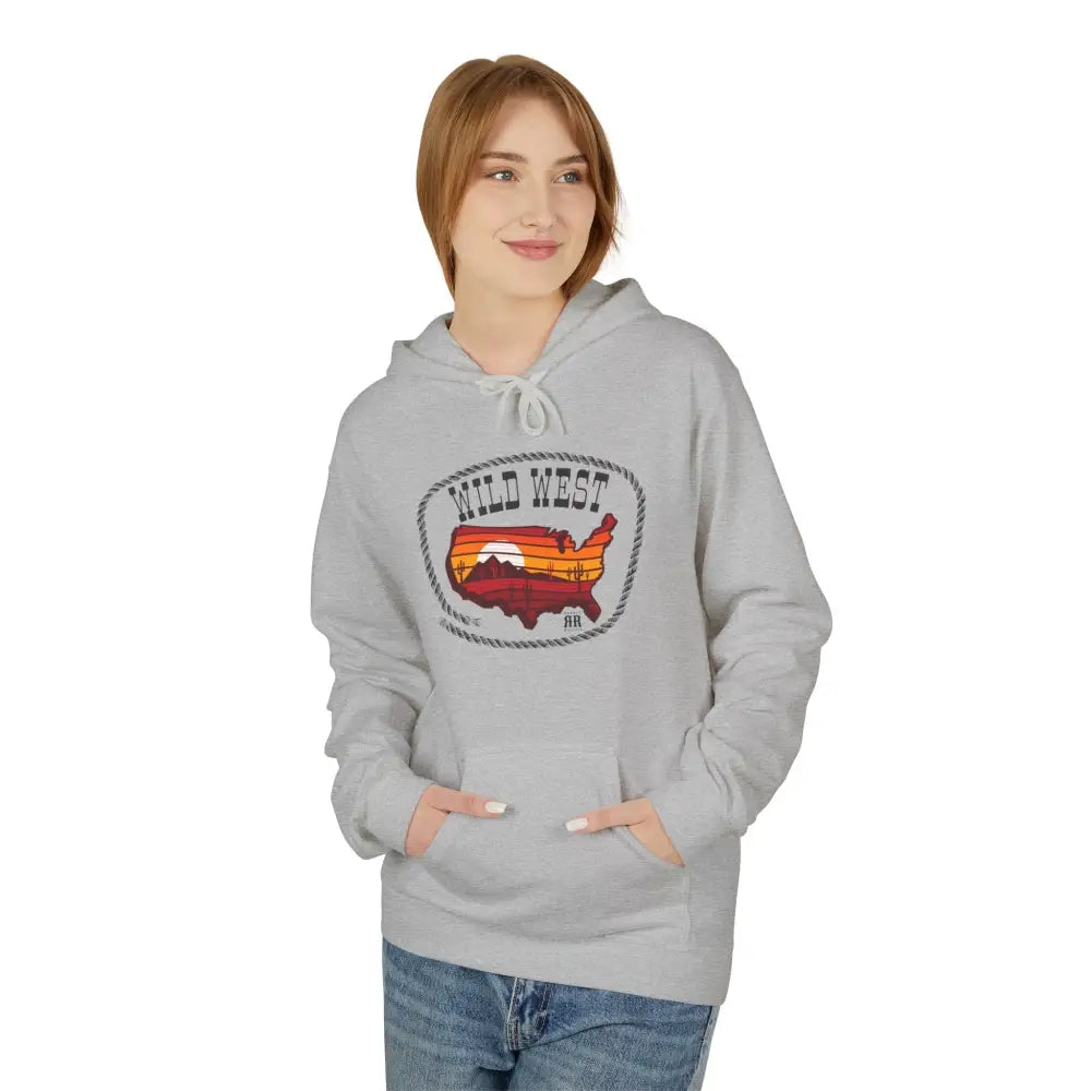 ’Sunset Trails’ Double R Western’s Men’s Hooded Sweatshirt Hoodie