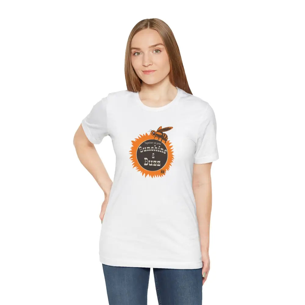’Sunshine and Buzz Together We Grow’ Double R Western’s ™ - Women’s Jersey T-Shirt - T-Shirt