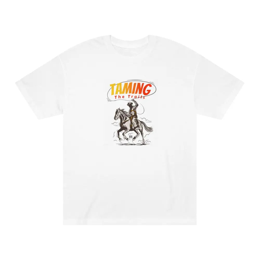 ’Taming the Trails’ - Double R Western’s™ - Classic Tee - White / S - T-Shirt