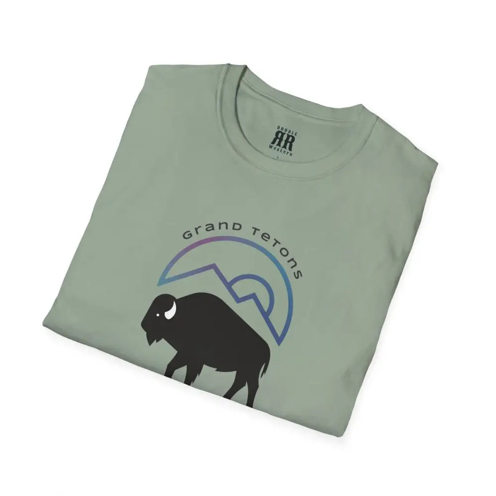 ’Teton Free’ Double R Western’s™ Softstyle T Shirt T Shirt