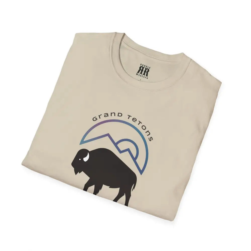 ’Teton Free’ Double R Western’s™ Softstyle T Shirt T Shirt