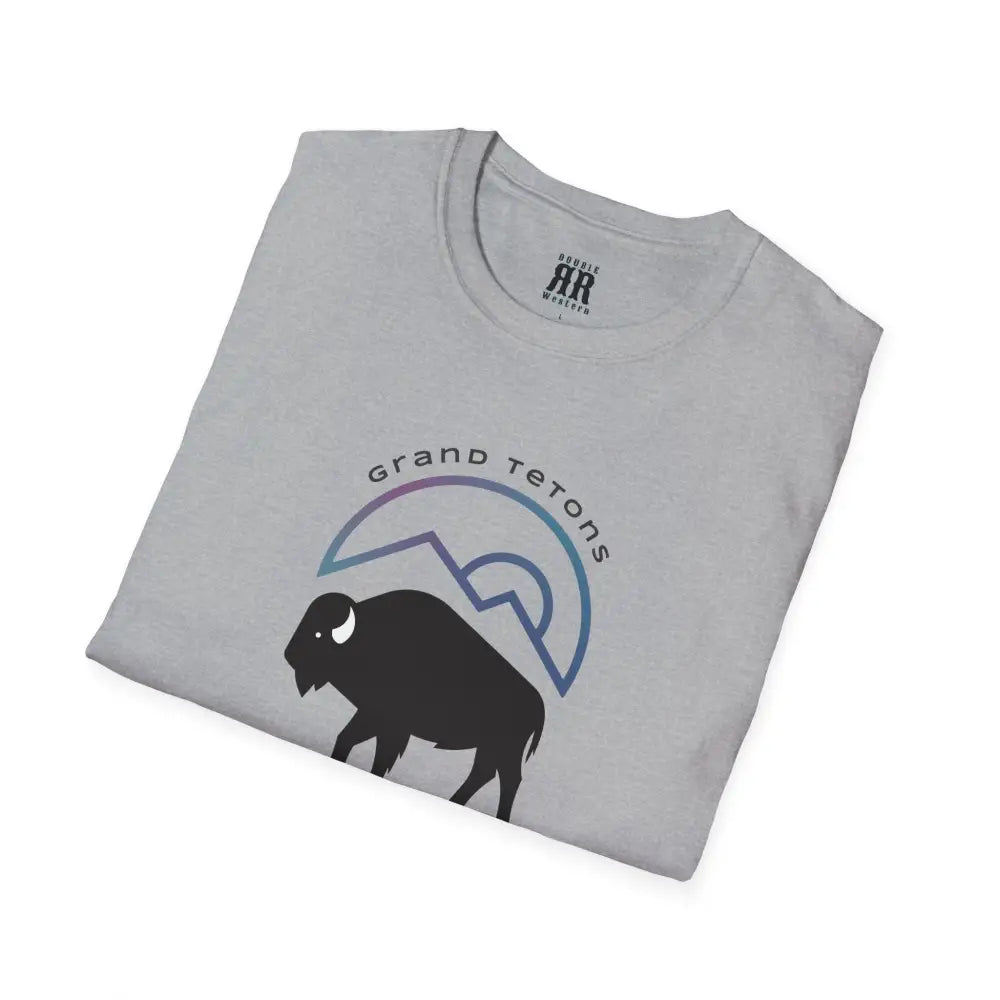 ’Teton Free’ Double R Western’s™ Softstyle T Shirt T Shirt