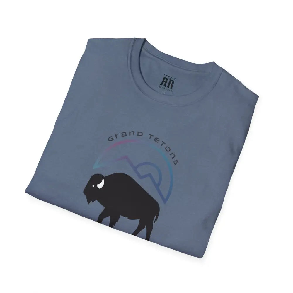 ’Teton Free’ Double R Western’s™ Softstyle T Shirt T Shirt