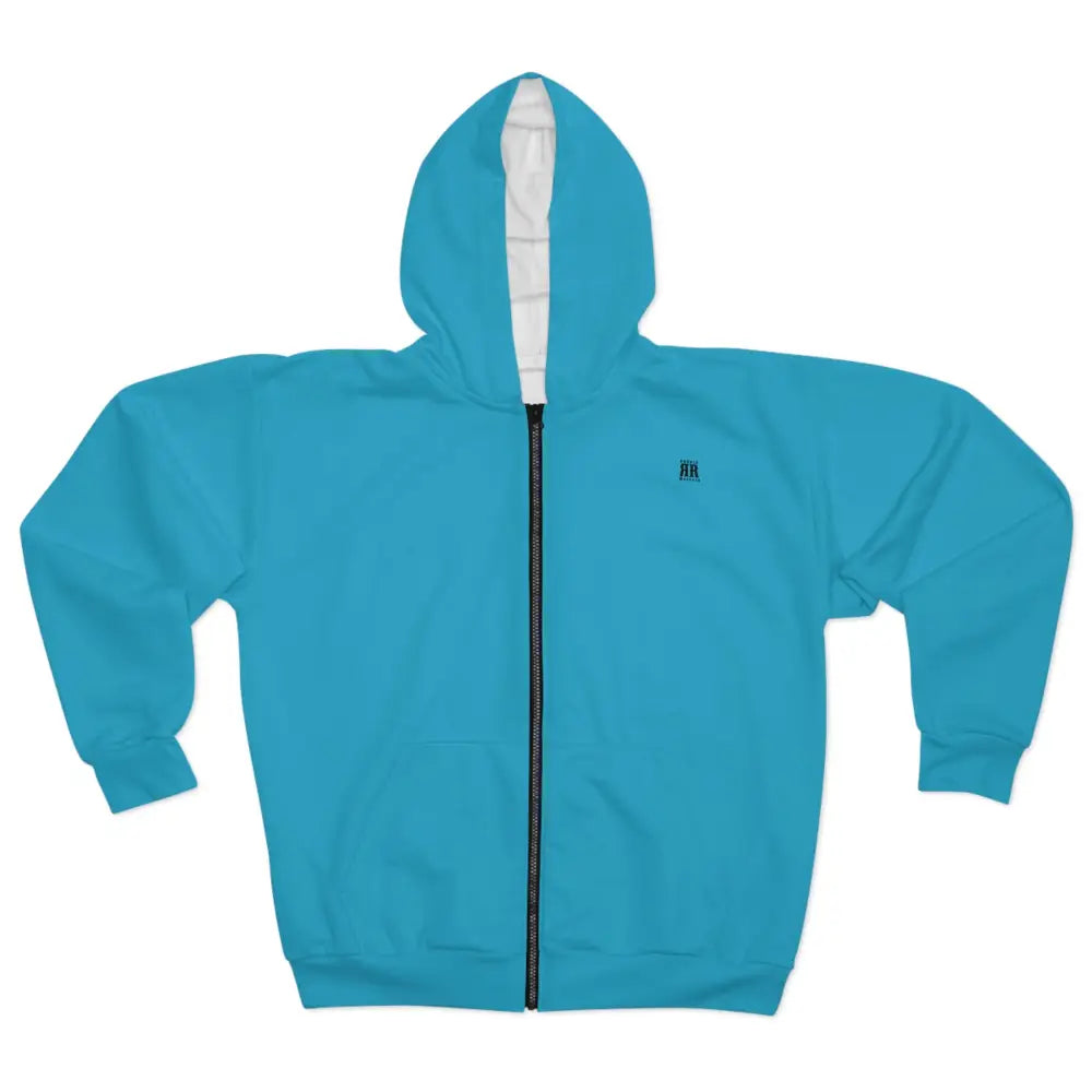 ’Teton Free’ Double R Western’s Zip Hoodie XS All Over Prints