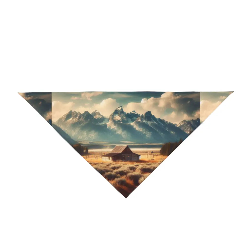 ’’Teton Valley’ ’ Double R Western’s Western Adventure Pet Bandana Pets
